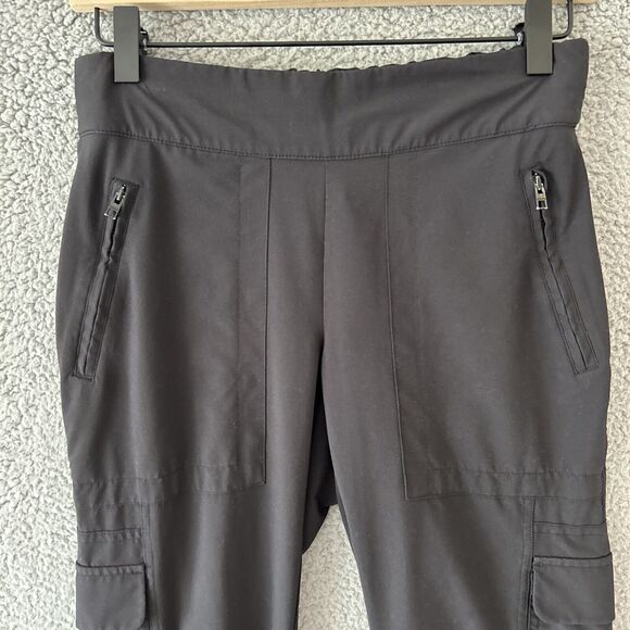 Athleta Jogger Pants XS 2 Cargo Zip Pocket Pull On Taper Stretch Gray Active - Picture 2 of 15